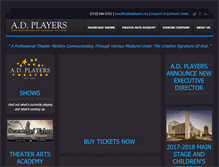 Tablet Screenshot of adplayers.org